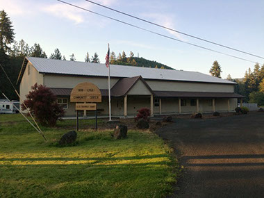 Street view of Morton's Bob Lyle Community Center.