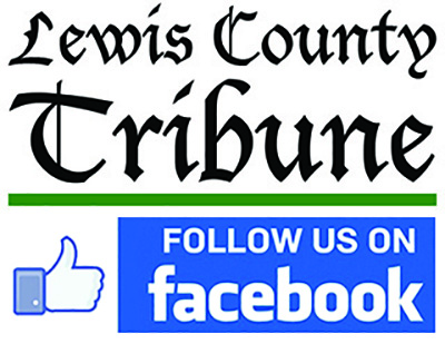 Advertisement for Lewis County Tribune's Facebook page.